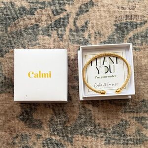 Calmi Magnetic Therapy Gold-Tone Women's Bracelet